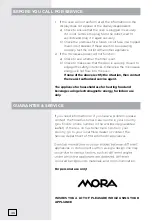 Предварительный просмотр 46 страницы Mora 8590371076671 Instruction Manual