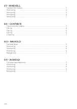 Предварительный просмотр 2 страницы Mora INXX II 271900.44 Installation And Maintenance  Instruction