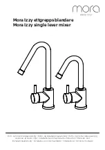 Предварительный просмотр 1 страницы Mora Izzy 702800.00 Installation And Maintenance  Instruction