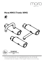 Mora MMIX Tronic WMS MA 72 03 03 Installation And Maintenance  Instruction preview