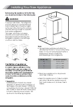 Предварительный просмотр 6 страницы Mora MRF206N6BSE Use & Care Manual