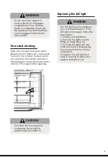 Предварительный просмотр 18 страницы Mora MRF206N6BSE Use & Care Manual