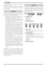 Preview for 14 page of Mora OP 530 Series Manual