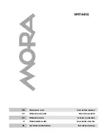 Preview for 1 page of Mora VMT121X Instruction Manual