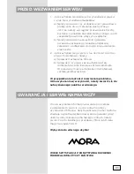 Предварительный просмотр 93 страницы Mora VMT121X Instruction Manual