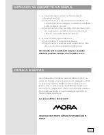 Preview for 51 page of Mora VMT311X Instruction Manual