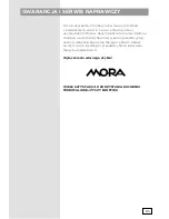 Preview for 85 page of Mora VMT311X Instruction Manual