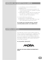 Предварительный просмотр 57 страницы Mora VMT561X Instruction Manual