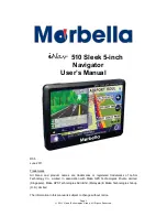 Preview for 1 page of Morbella 510 User Manual