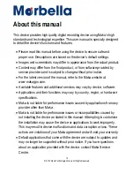 Preview for 12 page of Morbella QB5 User Manual