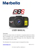 Preview for 1 page of Morbella QB6 User Manual