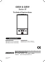 Предварительный просмотр 1 страницы Morco GB24 Technical Instructions