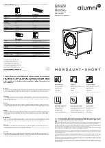 Preview for 1 page of Mordaunt Short Alumni 9 Installation Manual