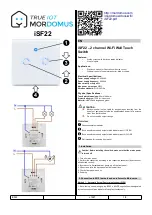 Preview for 1 page of MORDOMUS iSF22 Quick Start Manual