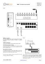 Preview for 2 page of MORDOMUS iSND8 Quick Start Manual