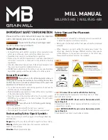 Preview for 1 page of MoreBeer MILL91AS-MB Manual