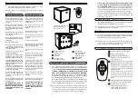 Предварительный просмотр 2 страницы Moree CUBE LED PRO ACCU Instruction Manual