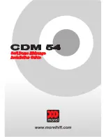 Morel CDM-54 Installation Manual preview