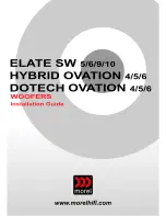 Morel Dotech Series DOTECH OVATION 4 Install Manual preview