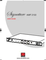 Morel Signature AMP 2100 User Manual предпросмотр