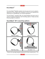 Предварительный просмотр 3 страницы Morel SoundSpot SP-1 User Manual