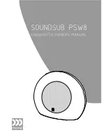 Предварительный просмотр 1 страницы Morel SoundSub PSW10 Owner'S Manual