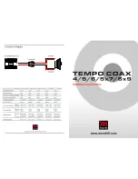 Morel Tempo Coax Series TEMPO COAX 4 Install Manual preview