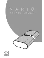 Morel VARIO Series VARIO ON-WALL SPEAKER Owner'S Manual preview