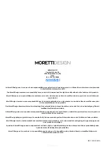 Предварительный просмотр 28 страницы Moretti Design ARIA ERGONOMIC GLASS A/C/RELAX CLEAN Dedicated Manual