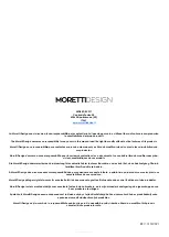 Предварительный просмотр 52 страницы Moretti Design ARIA SLOT GLASS A/C 7 Dedicated Manual