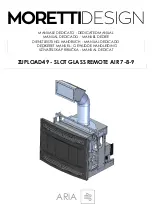 Moretti Design ARIA ZUPLOAD49 - SLOT GLASS REMOTE AIR 7 Dedicated Manual preview