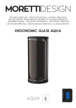 Moretti Design ERGONOMIC GLASS AQUA 10 Manual предпросмотр