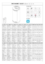 Preview for 3 page of Moretti Design ERGONOMIC GLASS AQUA 10 Manual