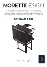 Предварительный просмотр 1 страницы Moretti Design SLOT GLASS AQUA 12 Manual