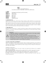 Preview for 19 page of Moretti LEM LTM560 Instruction Manual