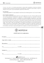 Preview for 10 page of Moretti MOPEDIA Atlante 1.0 Instruction Manual