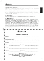 Preview for 15 page of Moretti Mopedia MP167 Instruction Manual