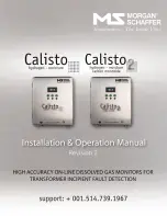 Morgan Schaffer Calisto Installation & Operation Manual preview