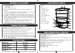 Preview for 3 page of Morgan MFS-MC12L User Manual