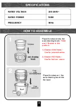 Предварительный просмотр 5 страницы Morgan MSJ-A12 User Manual