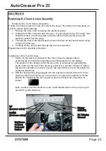 Предварительный просмотр 25 страницы Morgana AutoCreaser Pro 33 Service Manual