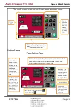 Предварительный просмотр 10 страницы Morgana AutoCreaser Pro 33A Instruction Manual