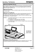 Предварительный просмотр 21 страницы Morgana AutoCreaser Pro 33A Instruction Manual