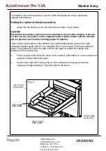 Предварительный просмотр 31 страницы Morgana AutoCreaser Pro 33A Instruction Manual