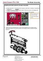 Предварительный просмотр 35 страницы Morgana AutoCreaser Pro 33A Instruction Manual