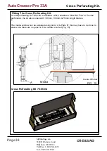 Предварительный просмотр 39 страницы Morgana AutoCreaser Pro 33A Instruction Manual