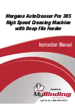 Morgana AutoCreaser Pro 385 Instruction Manual предпросмотр