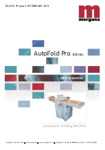 Morgana AutoFold Pro Service Manual preview