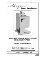 Preview for 1 page of Morgana Automatic Square Back System Operator'S Manual