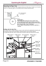 Preview for 10 page of Morgana Digifold 5000P Operator'S Manual